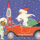 Illustration for article titled Space-Themed Soviet Postcards Are a Cosmic Delight